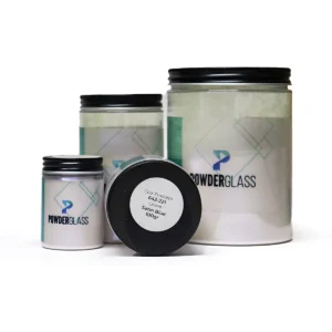 PowderGlass – Satin Blue – Polvere Mica